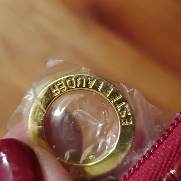 ESTEE Lauder Faux Croc Embossed Makeup Bag NWOT - Picture 3 of 4